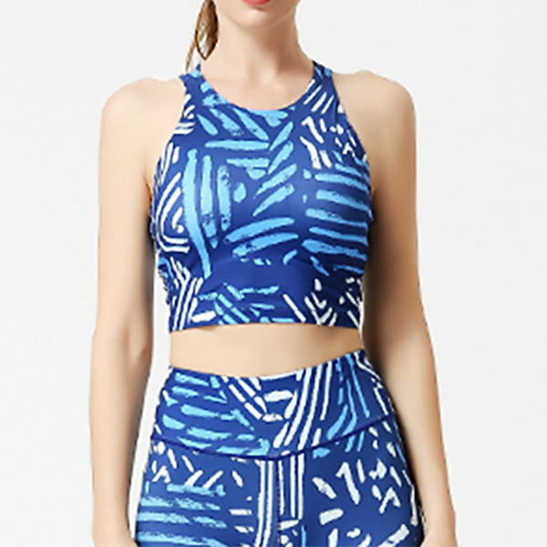 Island yoga bra top blue 2041