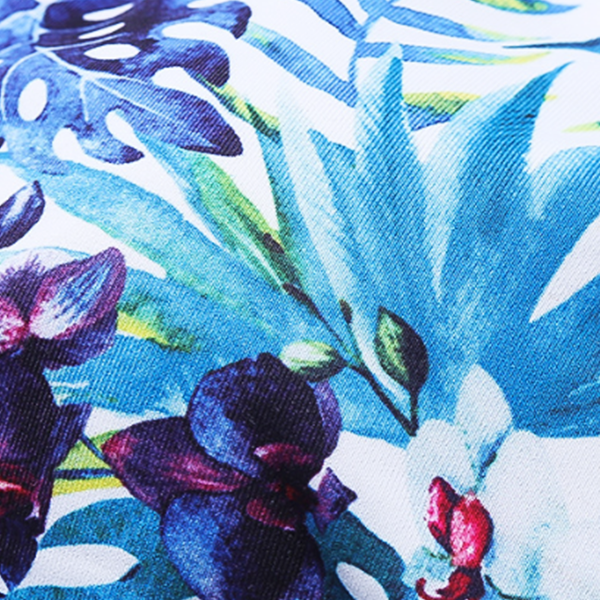 Lined Botanical Bra Top Blue 2049