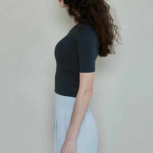 ヨガタイトハーフスリーブ 2264