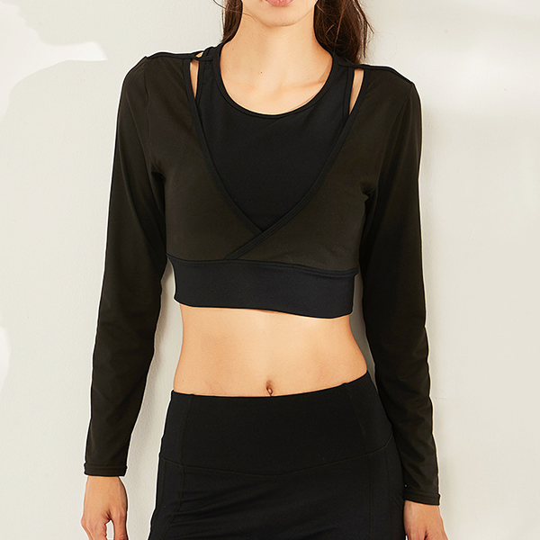 Yoga flow layered top 2266