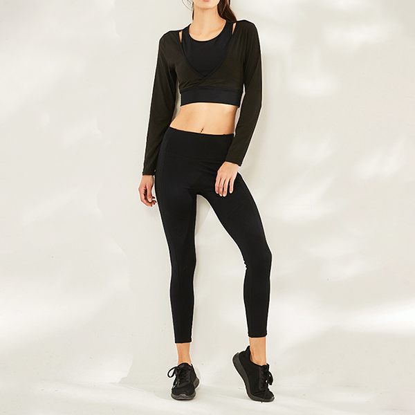 Yoga flow layered top 2266