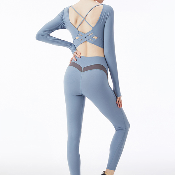 Back web cross yoga top 2310