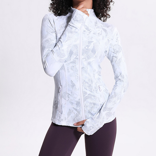 Yoga zip parka white 2322