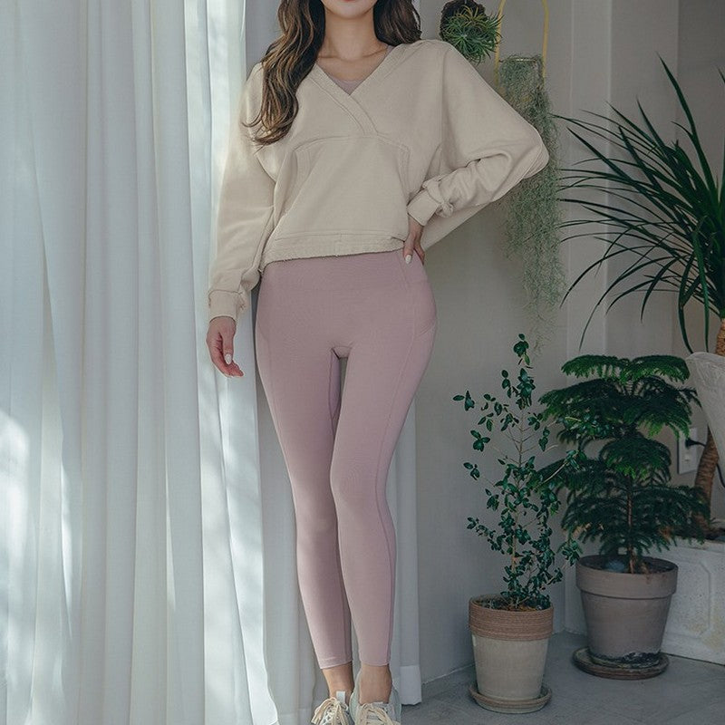 Beautiful layered collar sweatshirt 2087