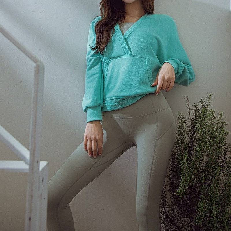 Beautiful layered collar sweatshirt 2087