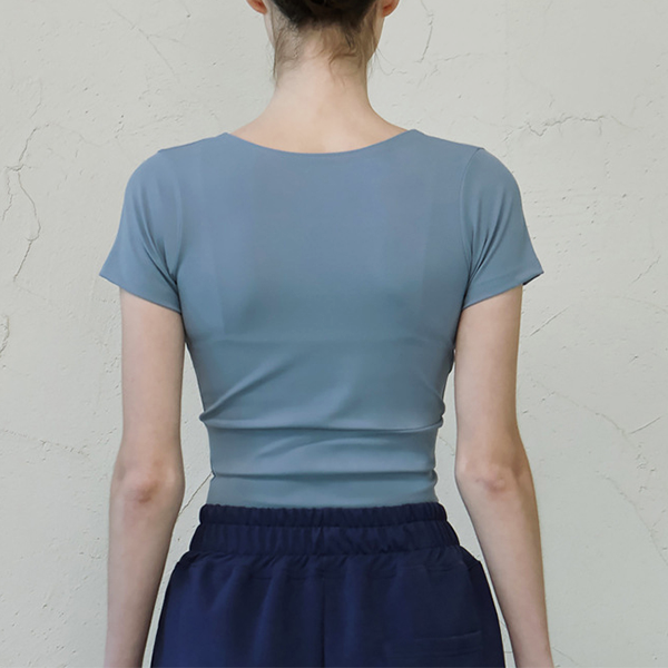 Cachecoeur yoga half sleeve top 2340