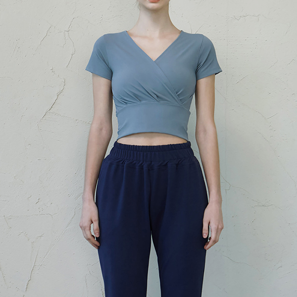 Cachecoeur yoga half sleeve top 2340