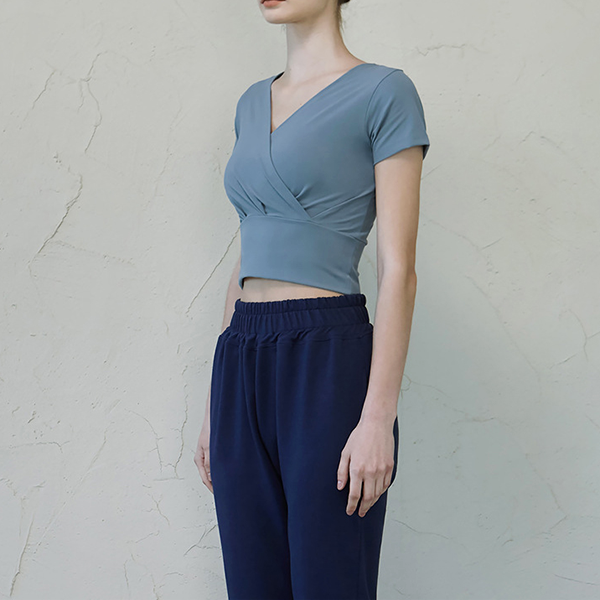 Cachecoeur yoga half sleeve top 2340