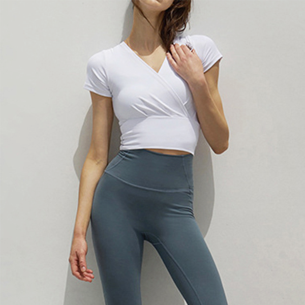 Cachecoeur yoga half sleeve top 2340