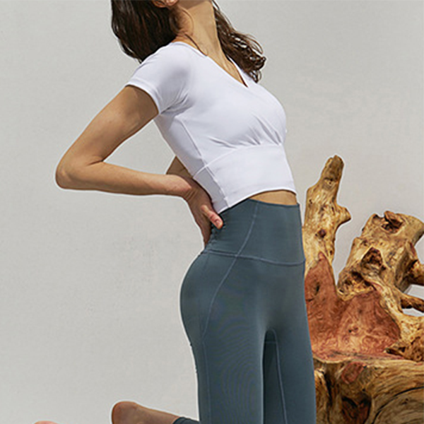Cachecoeur yoga half sleeve top 2340