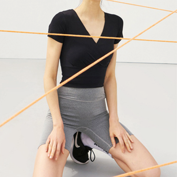 Cachecoeur yoga half sleeve top 2340