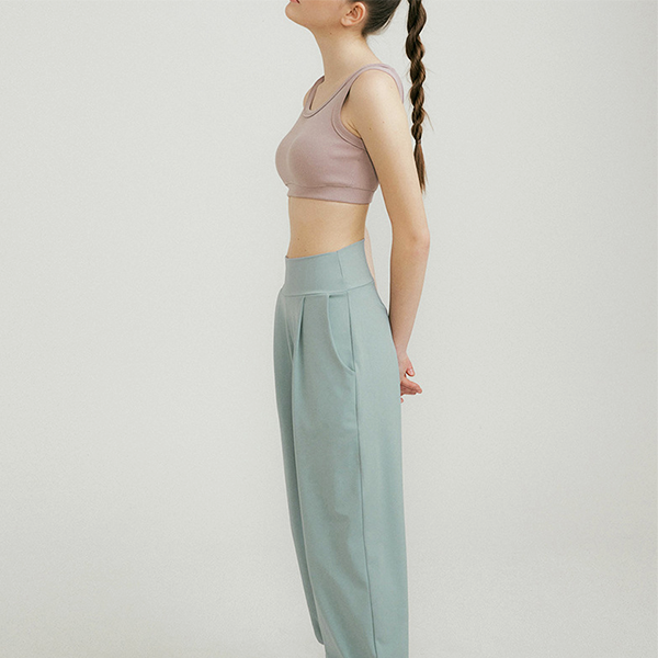 Ribbed cropped bra tank 2341