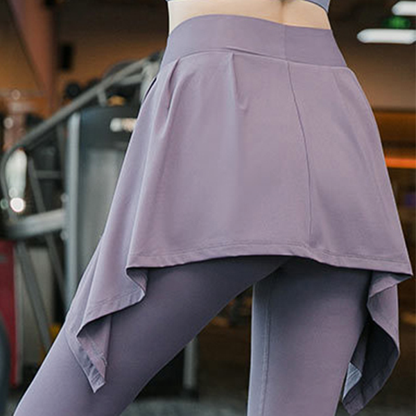 Ribbon flare skirt leggings 2377