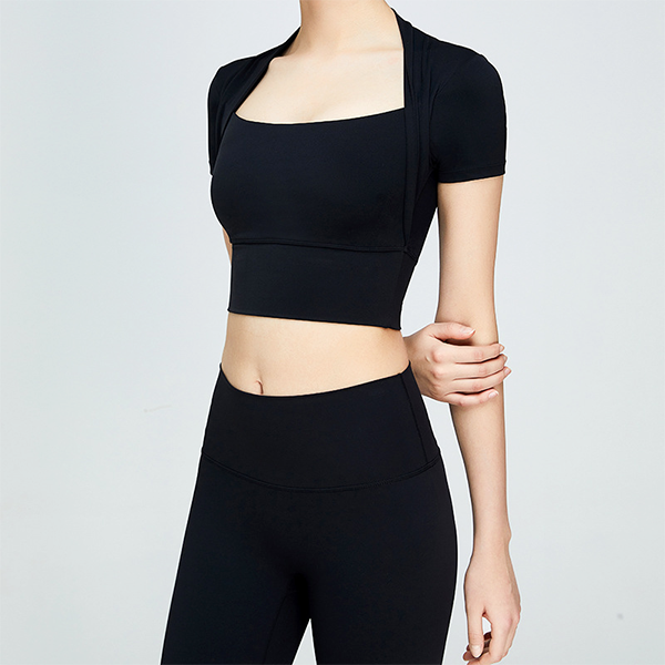 Trapeze neck yoga top 2383
