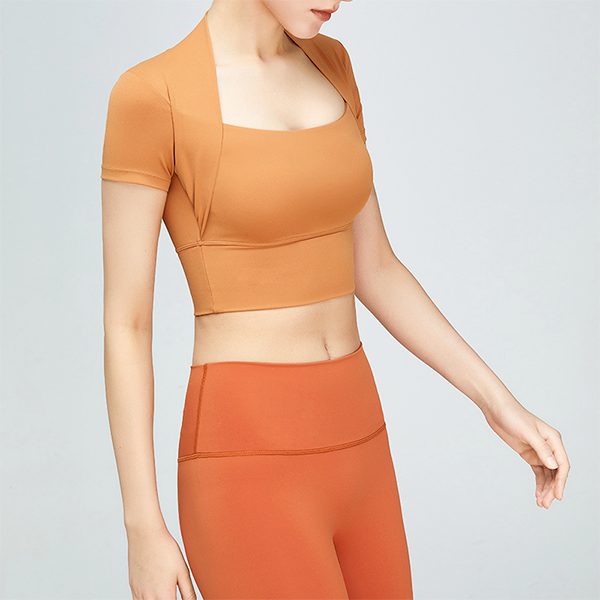 Trapeze neck yoga top 2383