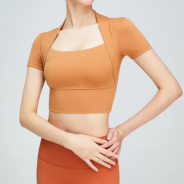 Trapeze neck yoga top 2383