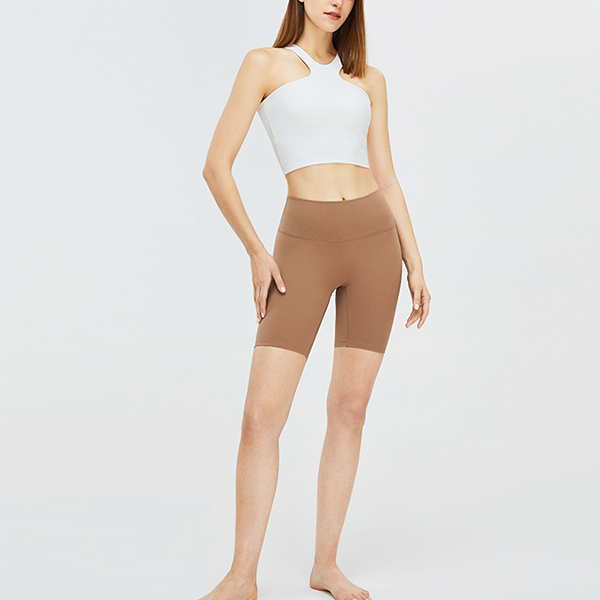 High neck halter yoga tank 2387