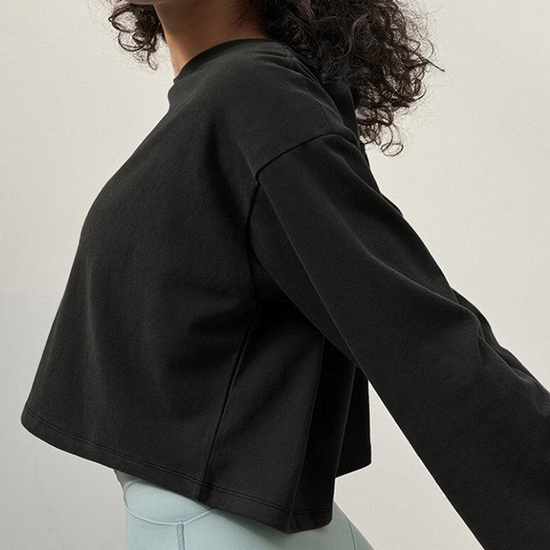 Drop shoulder relaxed long sleeve 2217