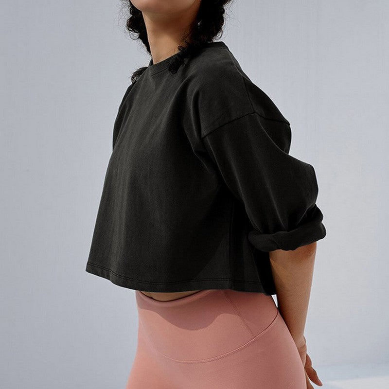 Drop shoulder relaxed long sleeve 2217