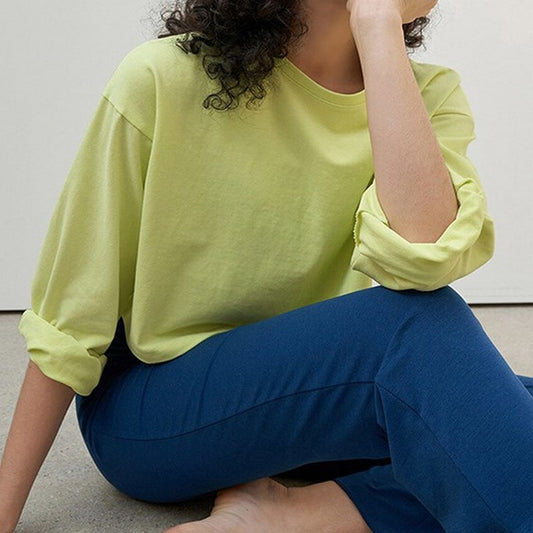 Drop shoulder relaxed long sleeve 2217