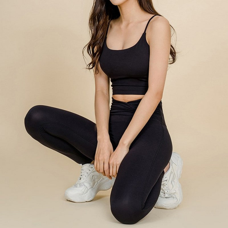 シャーリングクロスフロントレギンス 2130