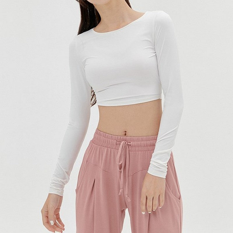 Oblong ribbon yoga top 2258