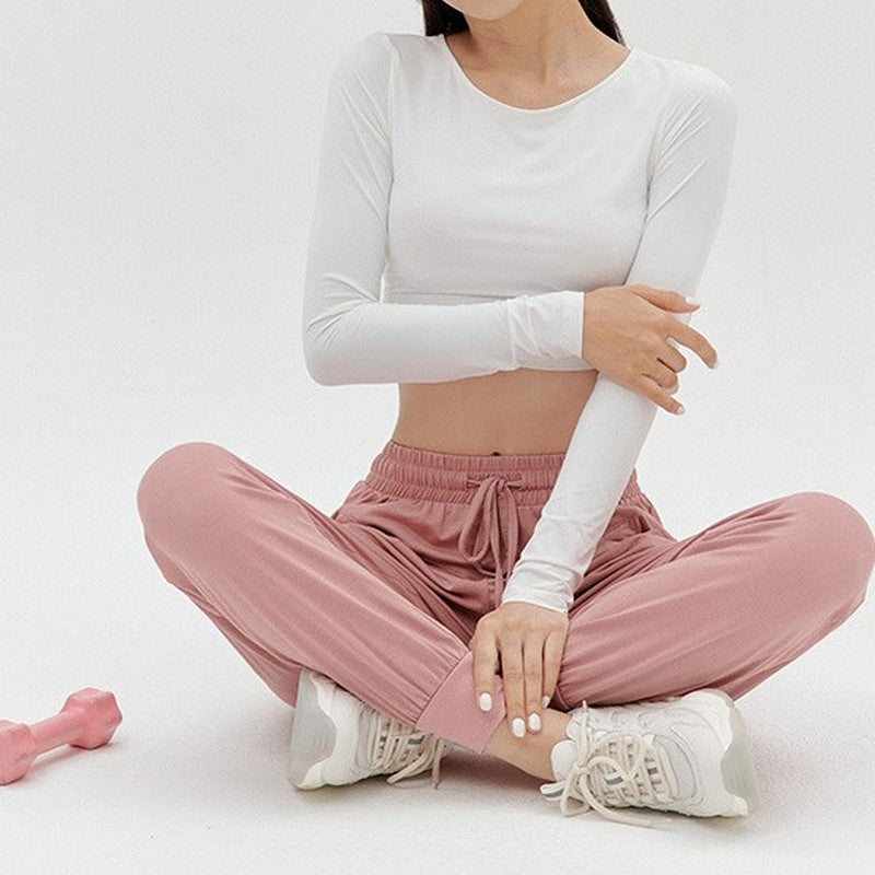 Oblong ribbon yoga top 2258