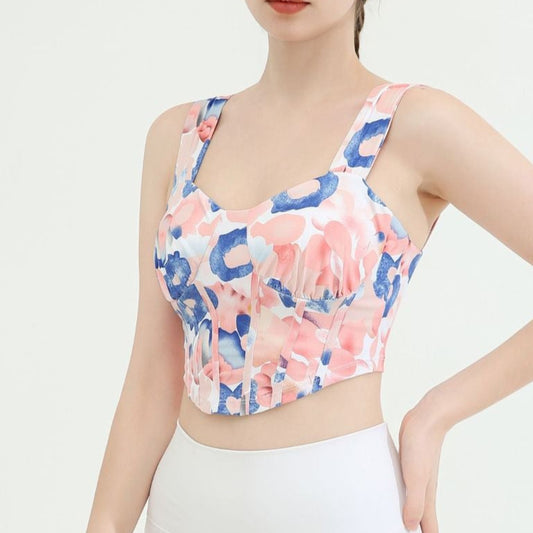 Watercolor round hembra top 2355