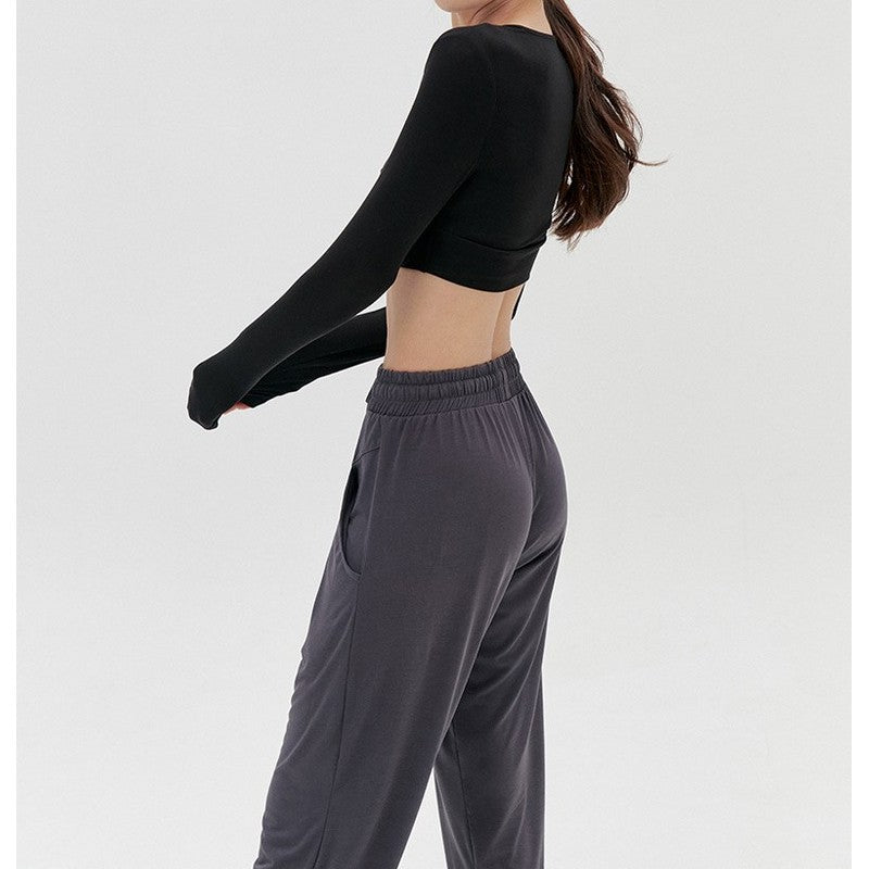 Front twist yoga top 2257