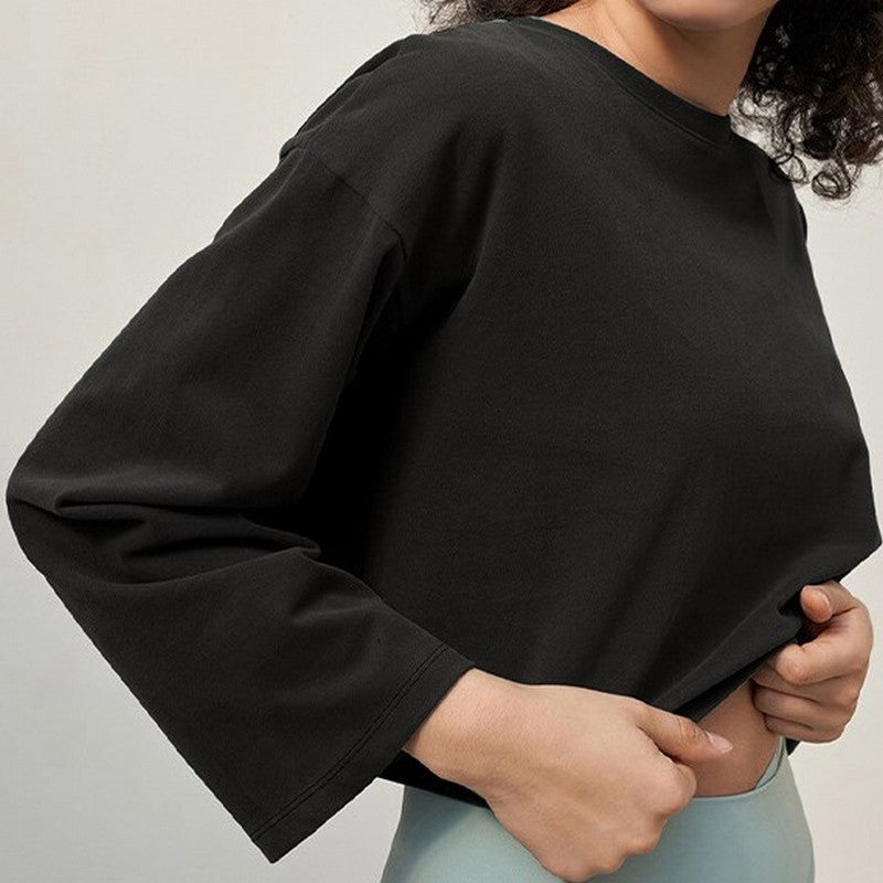 Drop shoulder relaxed long sleeve 2217
