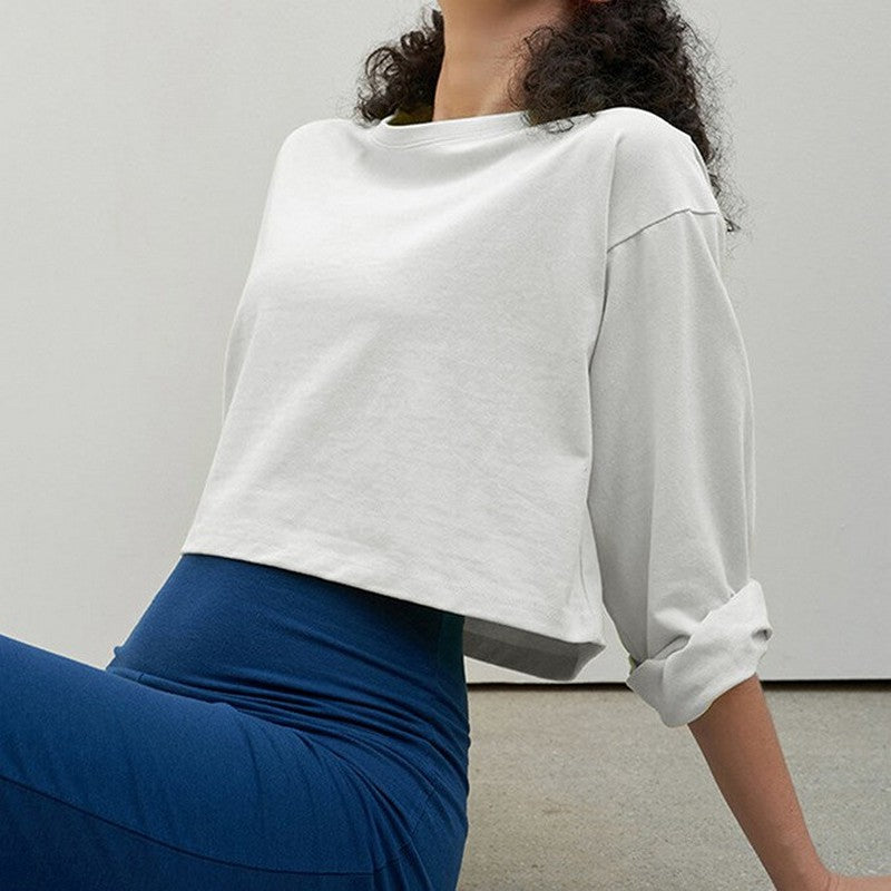 Drop shoulder relaxed long sleeve 2217