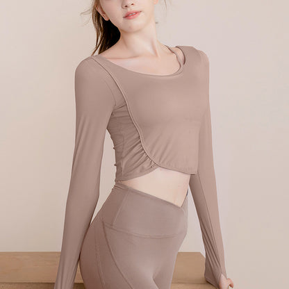 Light color side pleat cropped cut and sew 2881