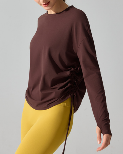 スヴニールドレープロングカットソー 3949