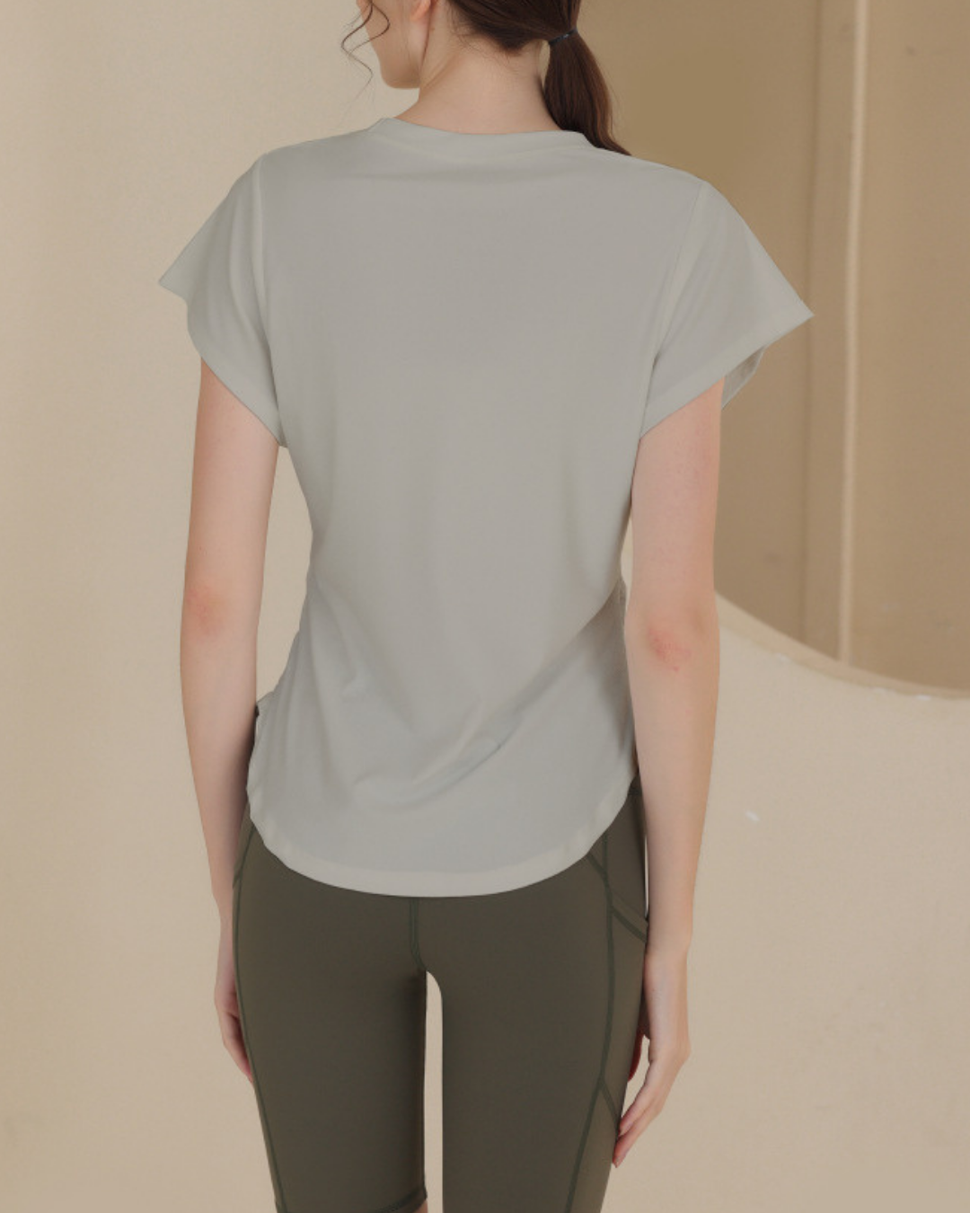 Waist squeeze French sleeve T 2517