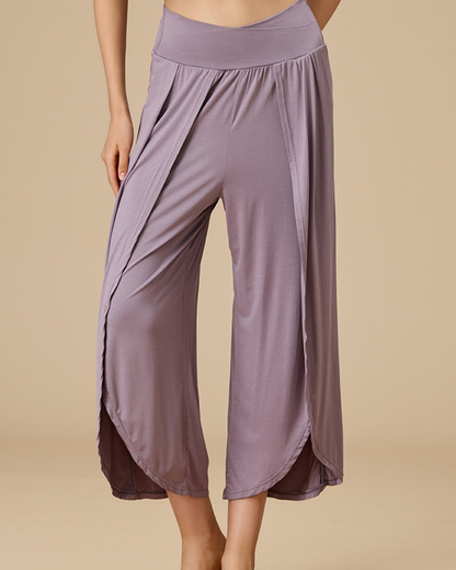 ラウンドヘムタックフレアパンツ 3913