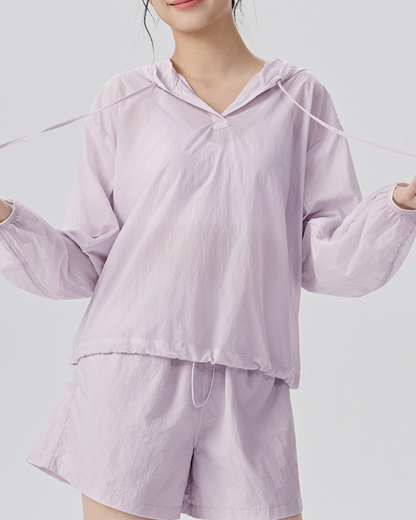 UPF50+エアリーフーディー 3976