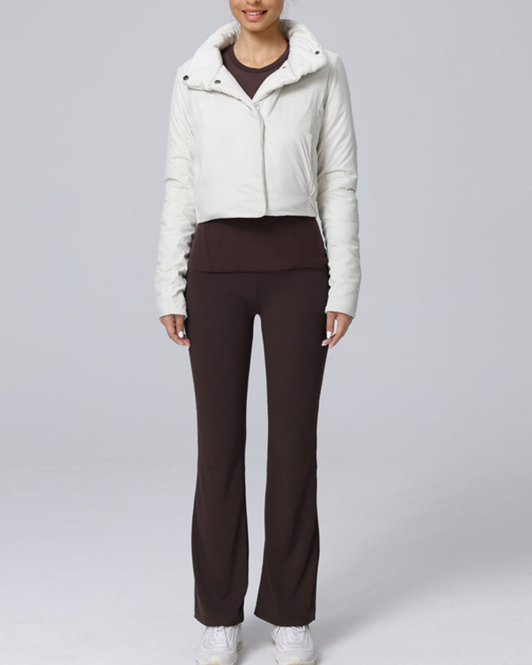 スタンドカラーサイドリブパデットジャケット 3932