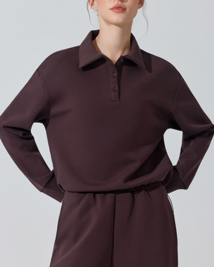 ドロストヘムポロカラースウェット 3951