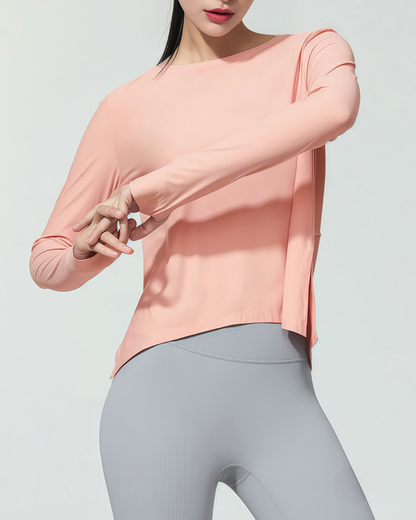 ヴェールサイドスリットボートネックカットソー 3943