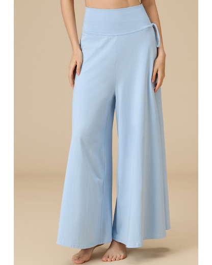 サイドスリットワイドフレアパンツ 3914