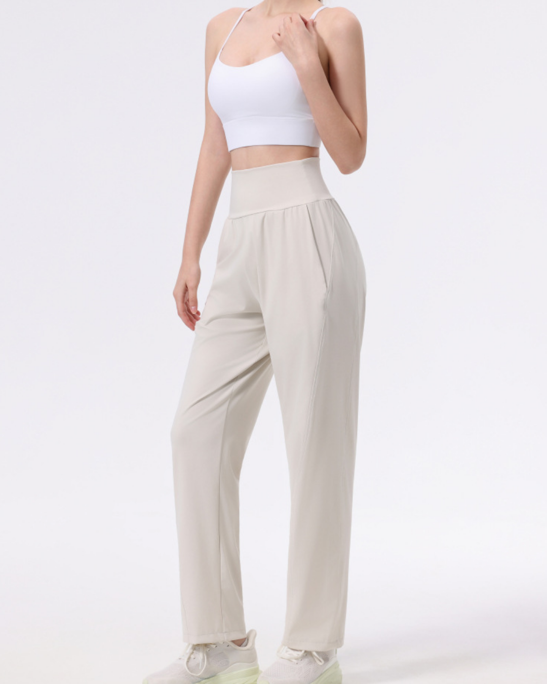 ドレープストレートヨガパンツ 3945