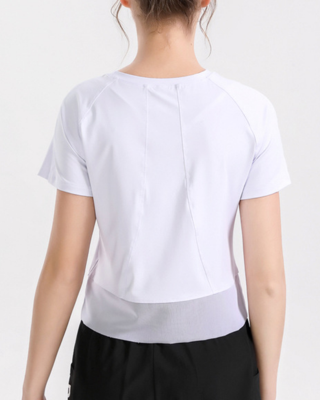 Cropped tulle T-shirt 2733