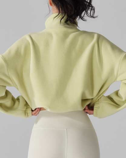 スタンドカラードロストウォームジップジャケット 3919