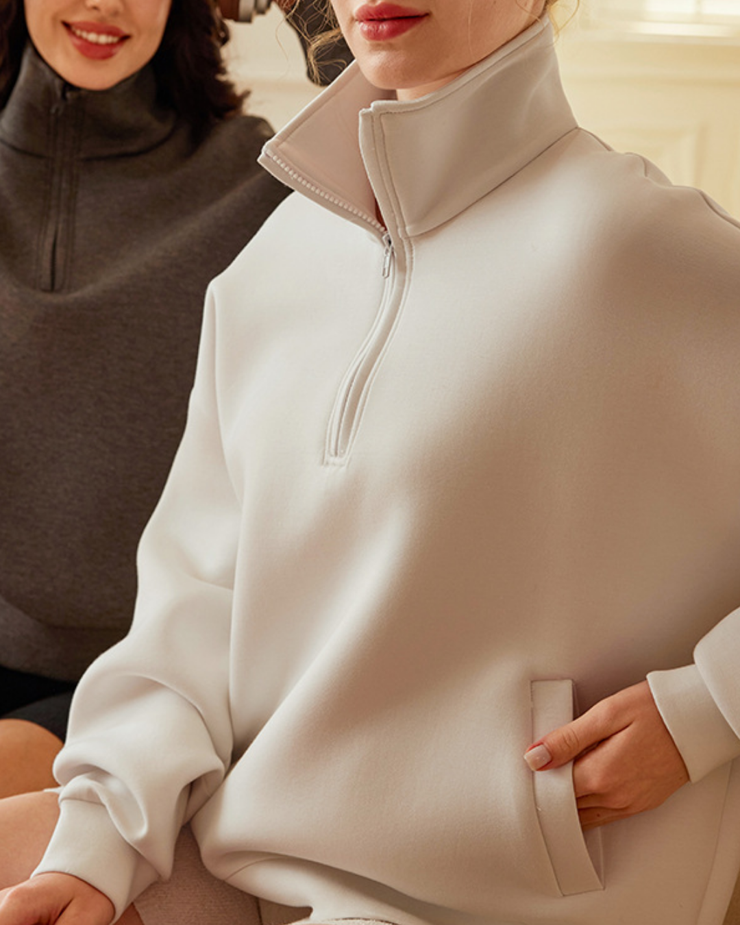 ハーフジップスタンドジャケット 3923