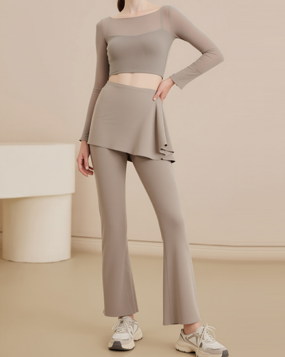 プレーヌフレアヨガセットアップ 3979