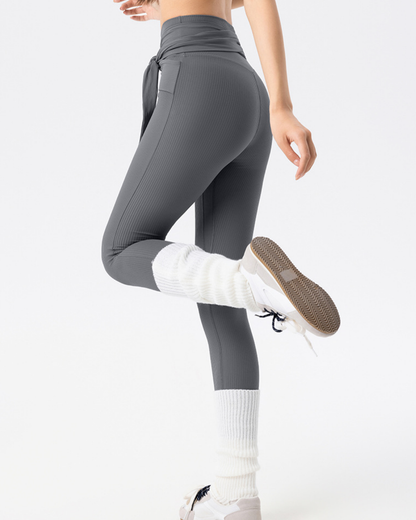 クロスリブハイウエストレギンス 3882