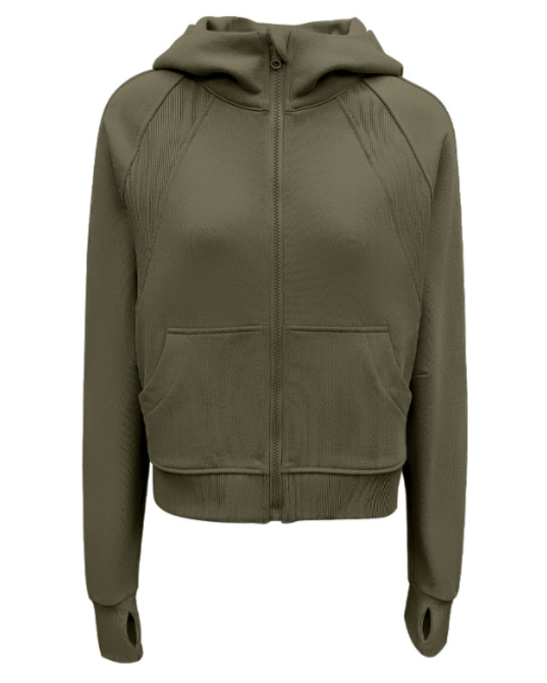 サムホールラグランスリーブスウェットパーカー 3941