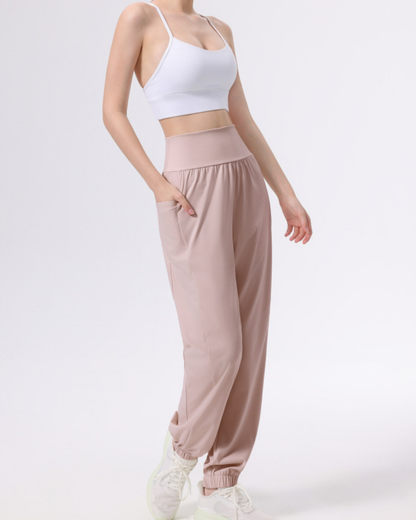 ニュアンスカラードレープジョガーパンツ 3946