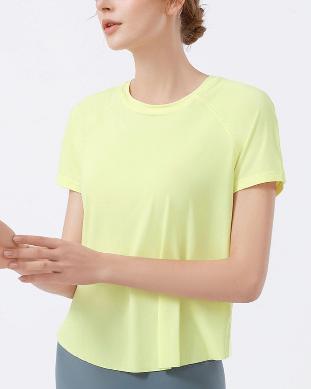 ラップバックヨガTシャツ 3156
