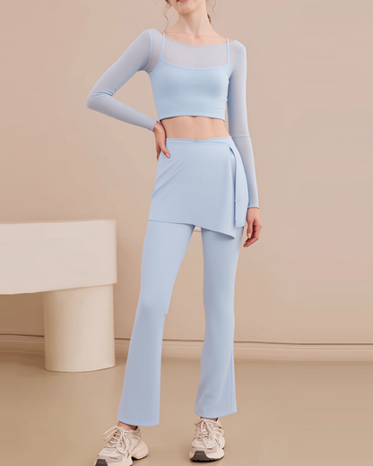 プレーヌフレアヨガセットアップ 3979